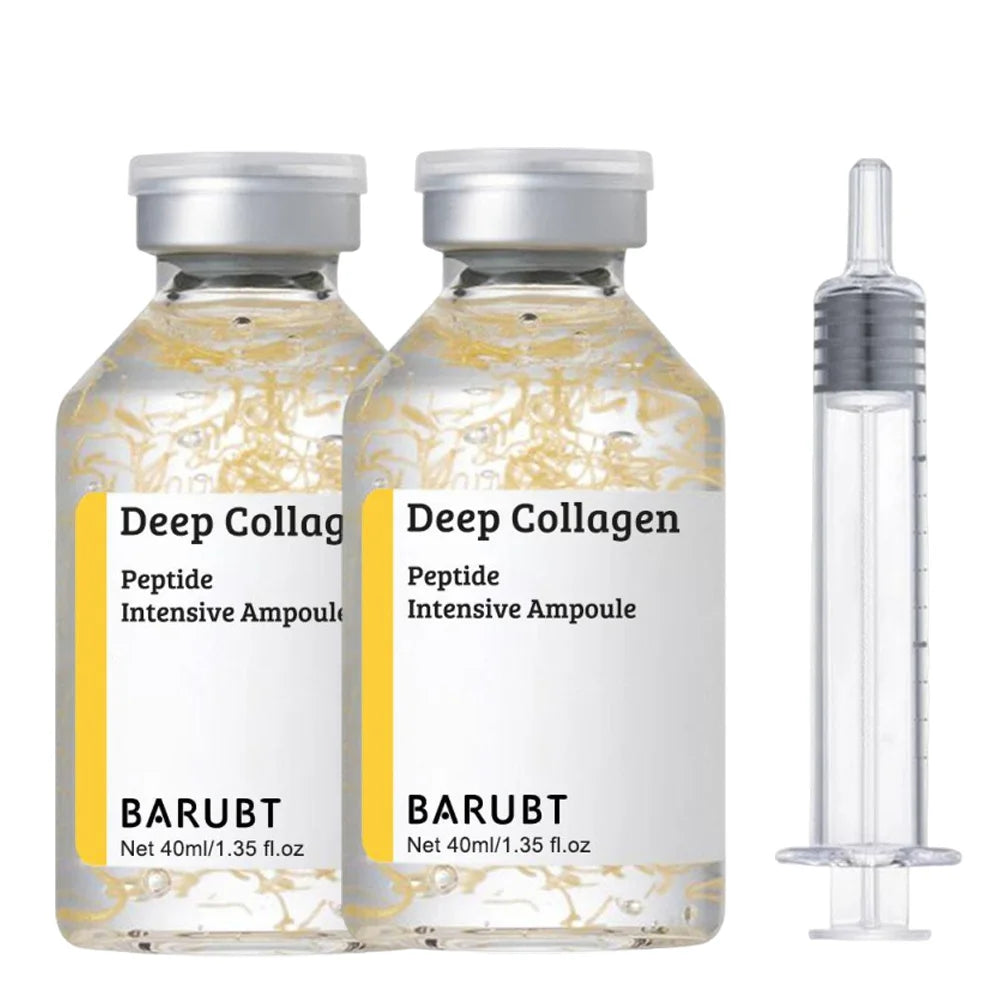 Soro de essência de colágeno de seda coreano, peptídeo profundo, creme facial revitalizante intensivo, anti-rugas, firmador, cuidados com a pele, 40ml