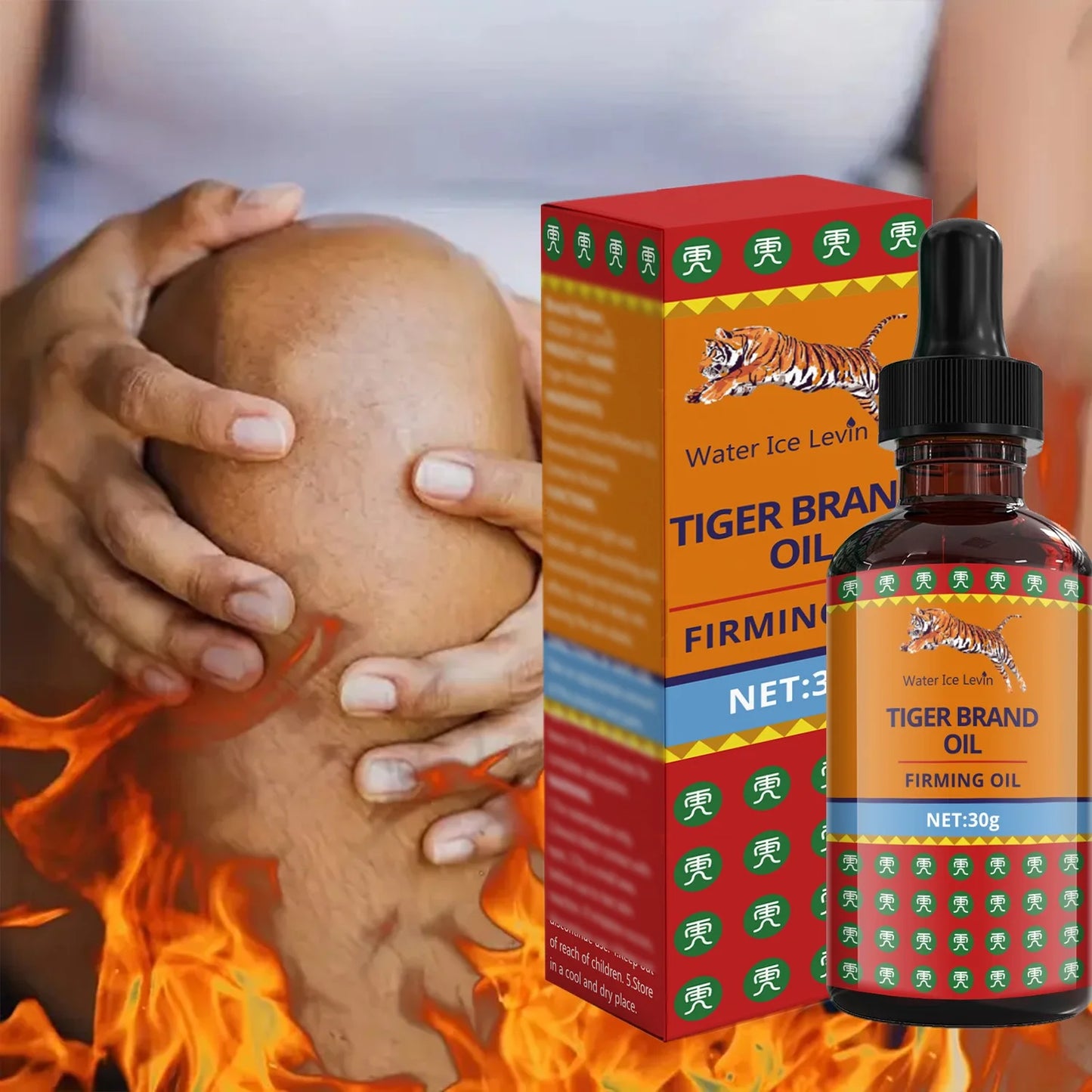 Óleo de Massagem Relaxante Muscular Tiger Balm, Contém Vitamina E, Mistura de Oliva, Hidratação Profunda, Fácil de Aplicar, Não Oleoso