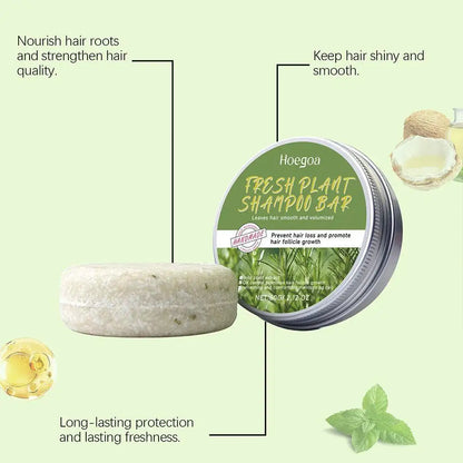 Shampoo para perda de cabelo de alecrim, limpeza profunda para cabelos e massagem no couro cabeludo, fortalece as raízes do cabelo, sabonete de tratamento para cabelos secos e danificados✨