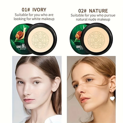 Caracol colágeno bb creme cogumelo cabeça almofada de ar cc creme corretivo rosto brilho hidratante fundação creme à prova dwaterproof água 💦 ✨🍄