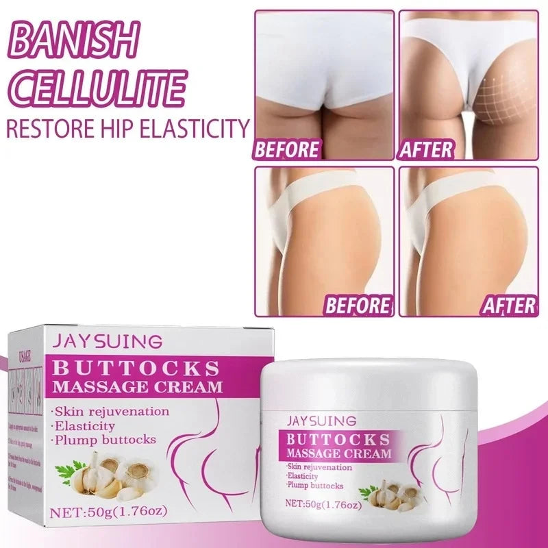 Creme para Aumento dos Glúteos, Óleo Essencial Firmador para Levantar e Levantar os Glúteos, Aumenta o Bumbum, Modela e Firma o Corpo, Cuidados Sensuais para Mulheres