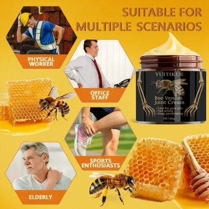 Creme para articulações YUITIKUE: ação rápida, penetração profunda, cuidado muscular natural, uso diário para toda a pele do corpo