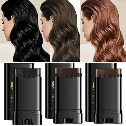 Bastão de tintura de cabelo à prova d'água - cobre rapidamente os cabelos grisalhos, aparência natural, retenção de cor duradoura, adequado para todos os tipos de cabelo 👩🏻‍🦱✨