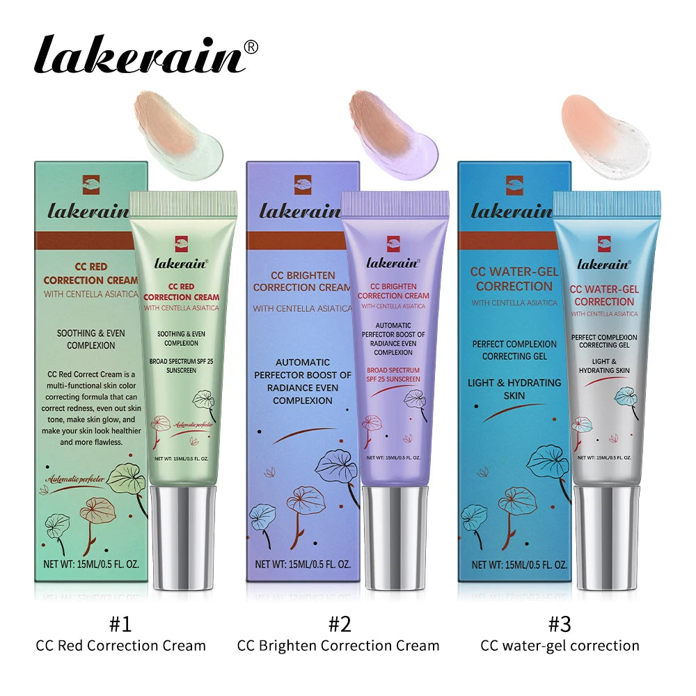 Creme cc erborian centella mudança de cor creme de umidade base de maquiagem cobertura completa base mágica cobrindo maquiagem coreana✨🌿