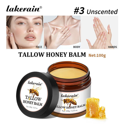 Bálsamo de mel de sebo específico para pele seca e coceira hidratante sebo de carne creme facial loção corporal creme facial cuidados✨🍯