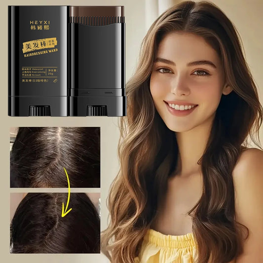 Bastão de tintura de cabelo à prova d'água - cobre rapidamente os cabelos grisalhos, aparência natural, retenção de cor duradoura, adequado para todos os tipos de cabelo 👩🏻‍🦱✨