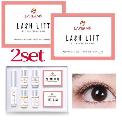 Novo kit de levantamento de cílios de longa duração loção perming fixação cola encaracolado lasher salão de beleza uso doméstico pro kit✨