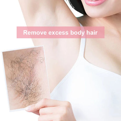 Remoção de pelos depiladores físicos, borracha de cabelo de cristal, seguro, fácil limpeza, reutilizável, corpo suave, ferramentas de depilação de beleza✨