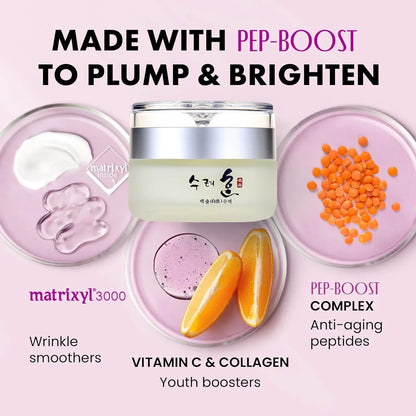 50g Collagen Face Cream Nourish Plump Up Skin,fresh Texture Cream Make Skin Younger Day/Night Cream Moisturizer Korean Cosmetics ✨