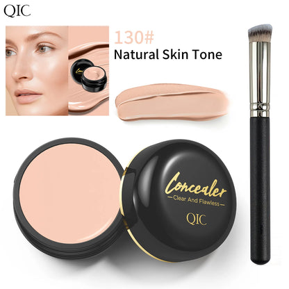 Corretor hidratante iluminador para a zona dos olhos, creme de contorno - Cobertura total, longa duração, corretor de olhos para uma maquilhagem perfeita.