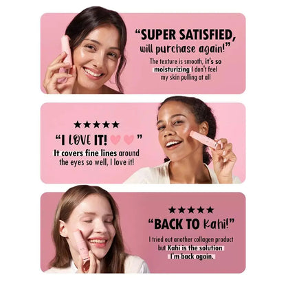 Bálsamo Multiuso Hidratante Facial Wrinkle Bounce para Uso Diário em Bastão, Hidratante Facial, Creme Hidratante para Lábios, Olhos e Pescoço