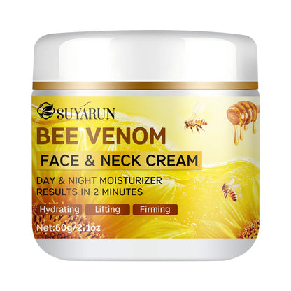 SUYARUN Creme facial antienvelhecimento com colágeno de veneno de abelha | Hidratante reafirmante e lifting | Redução de rugas | Hidratação 24H.