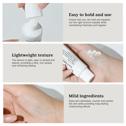 Creme 345 Relief: Combate imperfeições, nutre a pele e proporciona hidratação, acalma e efeito lifting. Produto coreano
