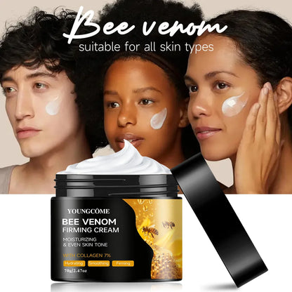 Premium abelha venom creme rosto pescoço colágeno impulso endurecimento da pele levantamento hidratante hidratante natural não gorduroso cuidados suaves✨🍯