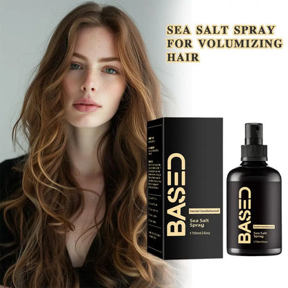 BASED Sea Salt Spray – Spray Capilar de Sal Marinho para Volume e Textura 170 ml.