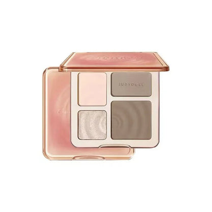 Judydoll destaque paleta de contorno facial fosco iluminar sombra tridimensional brilho duradouro brilho em pó cosméticos ✨✨