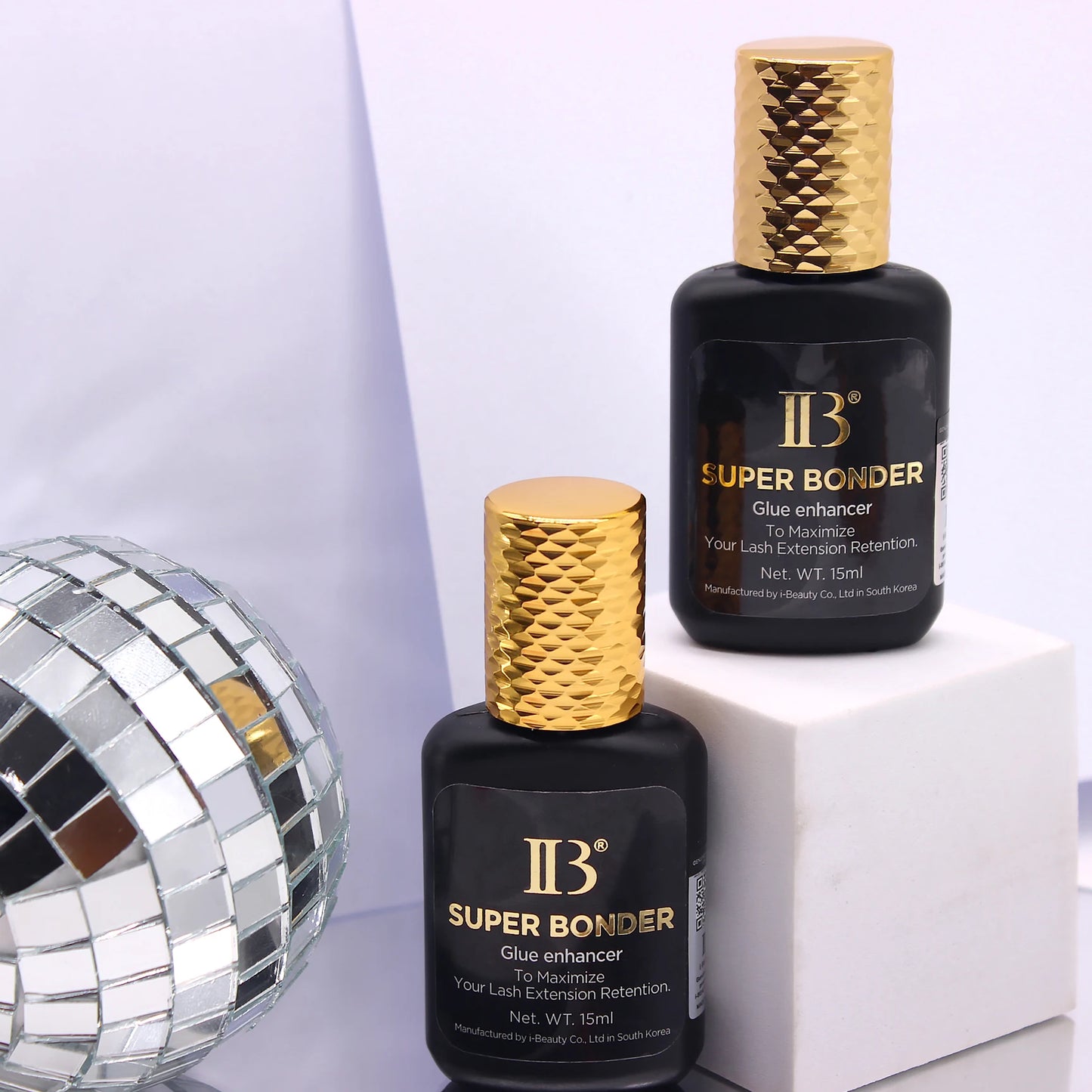 1 garrafa ibeauty super bonder banana primer extensão de cílios falsos secagem rápida longa duração coreia booster suprimentos adesivos fortes 🍌✨