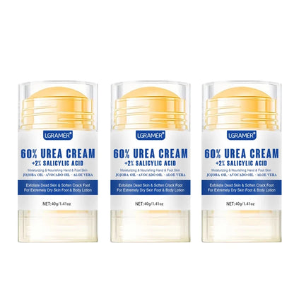LGRAMER Creme para pés com ureia repara a pele seca Hidrata profundamente e nutre a pele Fortalece a pele aumenta sua resistência