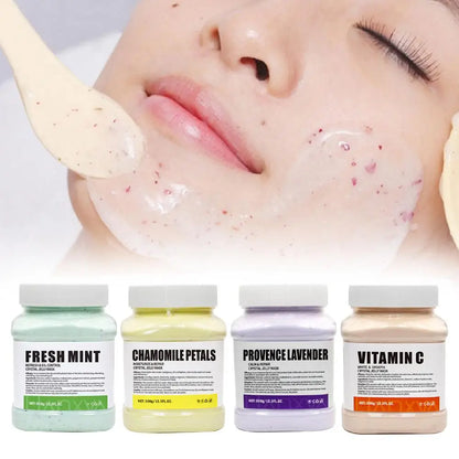 Máscara Facial Jelly de Rosa Hidratante e Revitalizante .