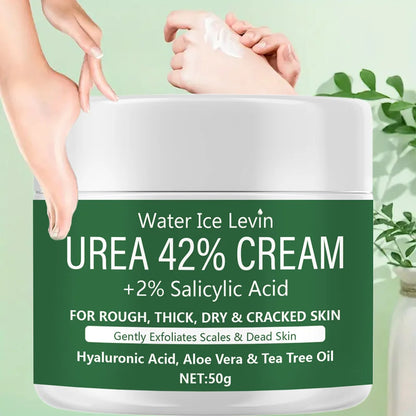 Novo creme de uréia 42% + ácido salicílico 2% hidratante para pés e mãos, hidratante profundo e hidratante nutritivo✨💚