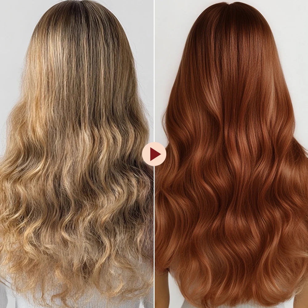 Esmalte de cabelo Super Gloss Color Conditioning Gloss Enxágue Brilho de cabelo semipermanente que melhora a cor Nutrir e reparar fácil ✨