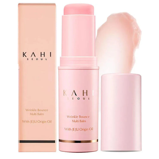 Bálsamo Multiuso Hidratante Facial Wrinkle Bounce para Uso Diário em Bastão, Hidratante Facial, Creme Hidratante para Lábios, Olhos e Pescoço