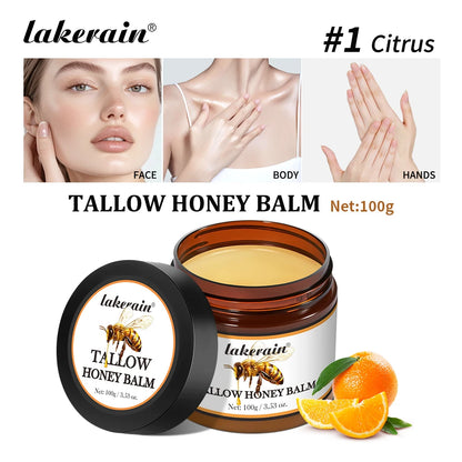 Bálsamo de mel de sebo específico para pele seca e coceira hidratante sebo de carne creme facial loção corporal creme facial cuidados✨🍯