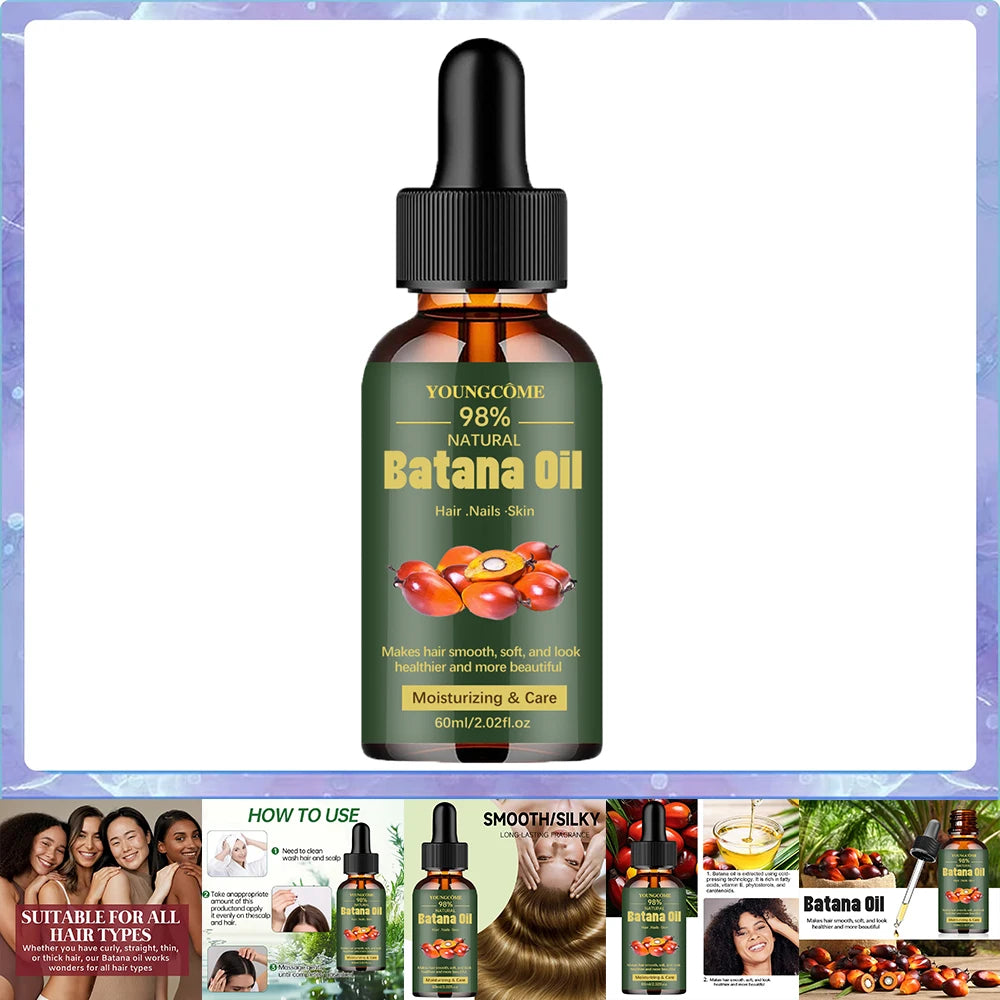 Óleo de batata natural para crescimento do cabelo, óleo de batata puro para fortalecer o brilho do cabelo para mulheres, prevenir a perda de cabelo, eliminar pontas duplas, 1/3 peças✨