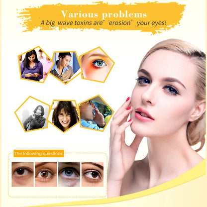 Patches de Olhos com Colagénio Dourado – 10 Pares .