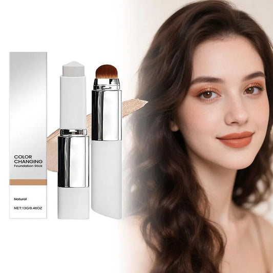 Base líquida 2 em 1 que muda de cor, leve, hidratante, iluminadora, mudança de cor para todos os tipos de pele ✨