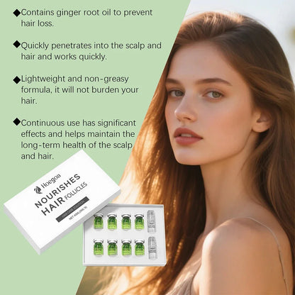 Soro de cuidados essenciais para o cabelo, fortalece as raízes, reduz a perda, evita a calvície, nutre o couro cabeludo, cuidados com o cabelo, condicionador anti-perda de cabelo🍀✨