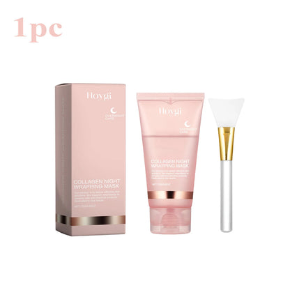 Conjunto de máscara facial de colágeno durante a noite, máscara facial coreana de colágeno, máscara de embrulho noturno, hidrata profundamente a máscara de cuidados noturnos ✨