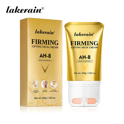 Creme Firmador para Pescoço AH-8, Loção Hidratante para Pele com Textura Enrugada, Cosmético Confortável para Cuidados com a Pele, Produto para Mulheres