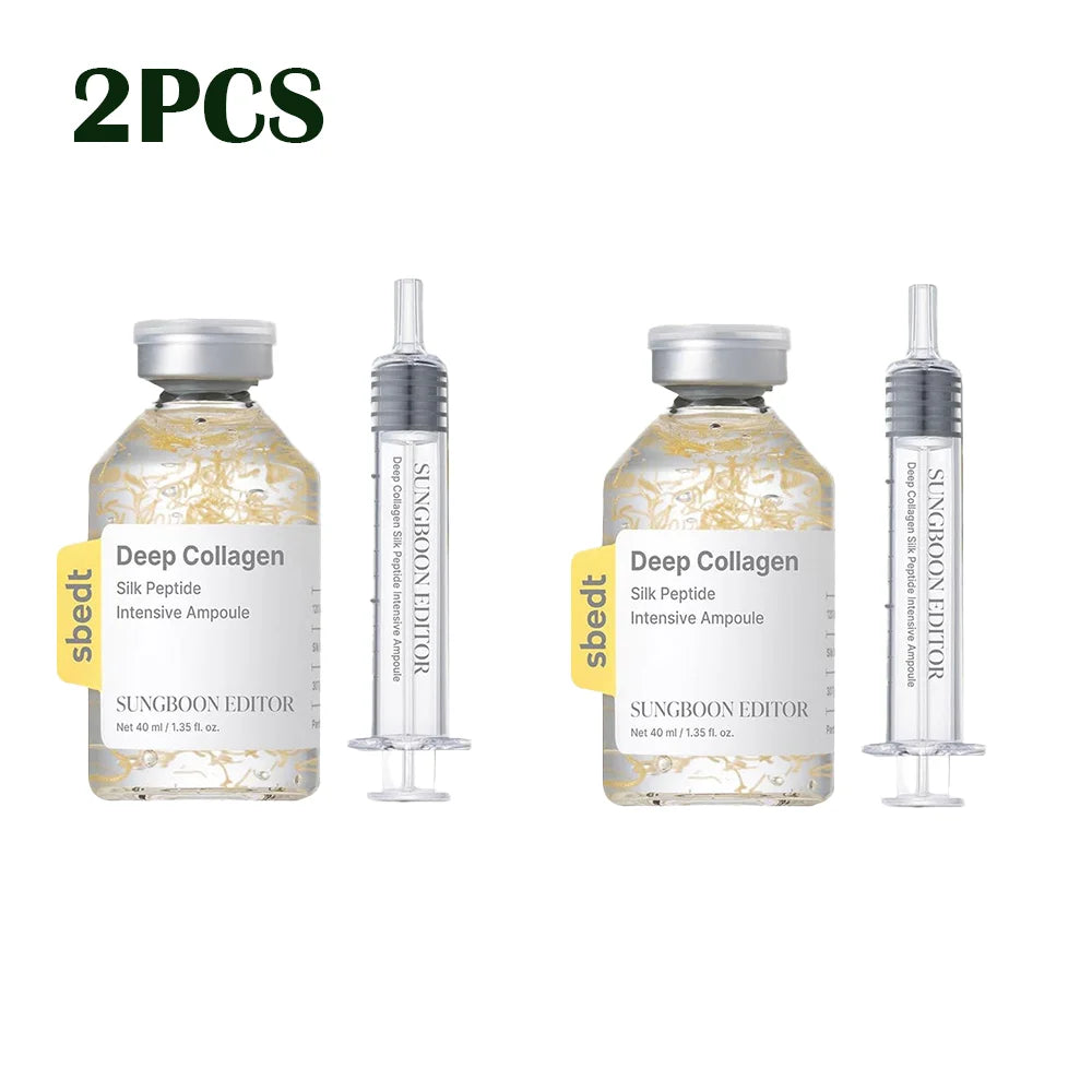 Kit de Ampolas Faciais de Colagénio Firmador e Hidratante.