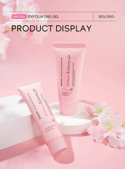Sakura esfoliante peeling gel esfoliante facial hidratante nutritivo reparação esfoliante creme facial beleza cuidados com a pele 30g/50g