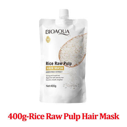 Máscara de queratina mágica para cabelos, 10/30/50/100/400g, reparação de cabelos danificados e crespos, macio, brilhante, arroz, hidratante, cuidados com os cabelos em 5 segundos