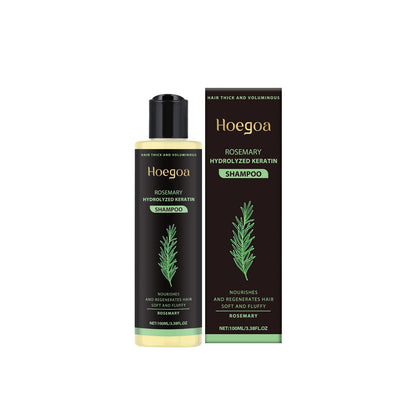 Hoegoa Rosemary Hair Shampoo Volumizing e Thickening Fortalecimento e controle de óleo Nutre e repara óleo de cabelo adiciona volume✨