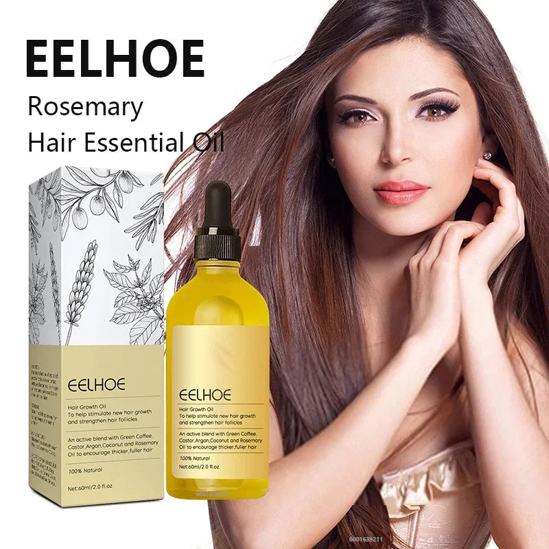 Óleo essencial de alecrim denso para cabelo, 60ml, lavanda vegana, repara danos aos cabelos, evita perda de cabelo, cabelos lisos, nutre óleo de cuidados com os cabelos ✨👑