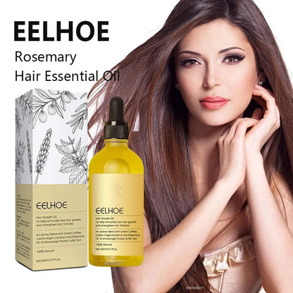 Óleo essencial de alecrim denso para cabelo, 60ml, lavanda vegana, repara danos aos cabelos, evita perda de cabelo, cabelos lisos, nutre óleo de cuidados com os cabelos ✨👑