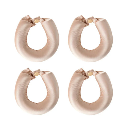 Modeladores de cabelo sem calor, haste de ondulação de cetim, sem calor, cachos de seda, rolos de cabelo preguiçosos, modelador de cabelo macio para dormir, ferramentas de estilo ✨