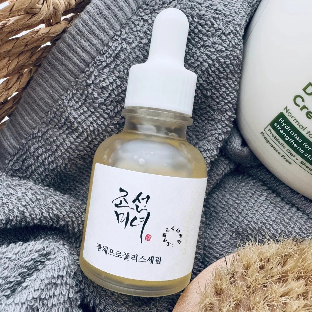 Sérum Facial Coreano Glow com Niacinamida, Chá Verde e Ginseng.