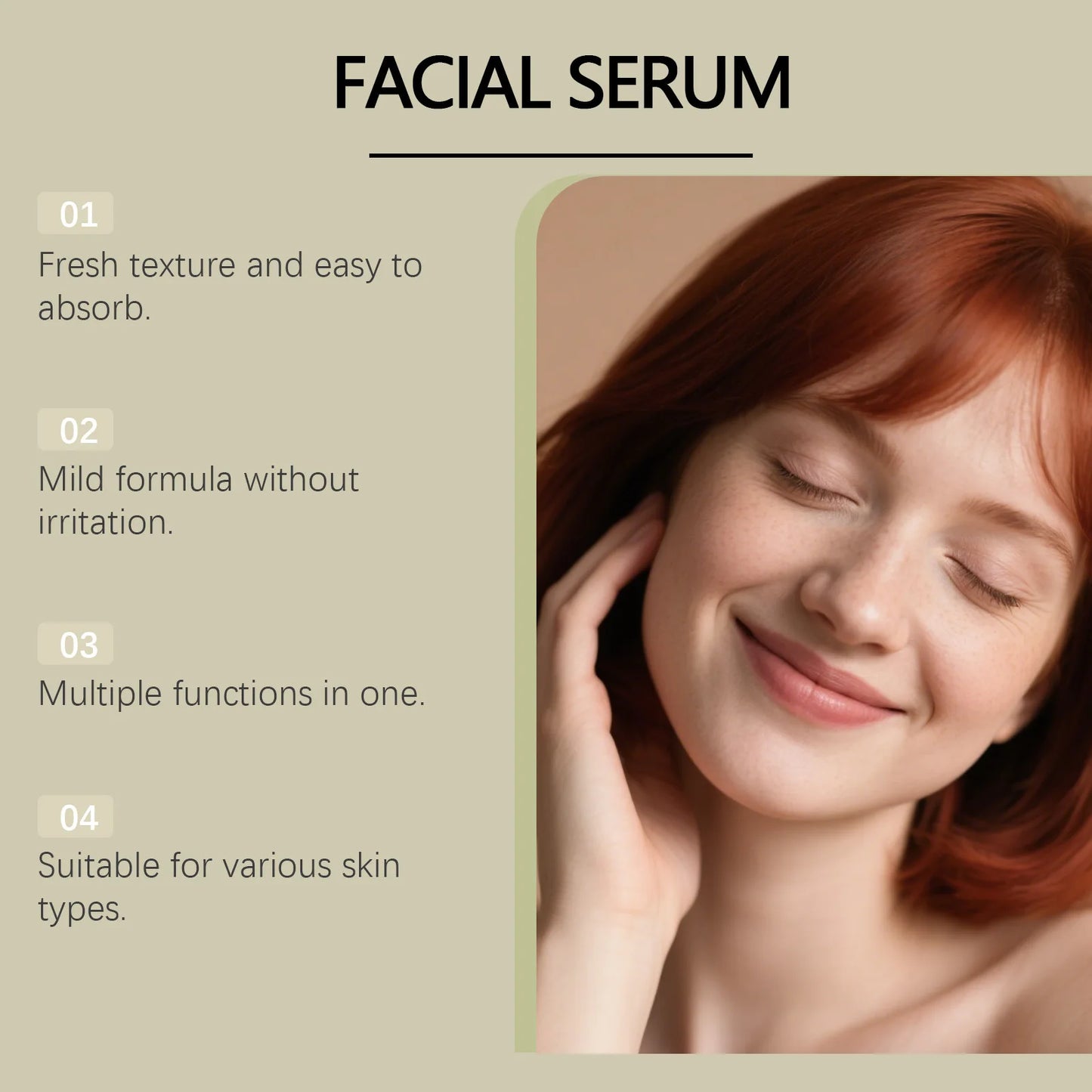 Copper Peptide Serum Anti Wrinkle Remover Antioxidant Tighten Skin Barrier Repair Deep Hydration Hyaluronic Acid Face Serum 30ml ✨