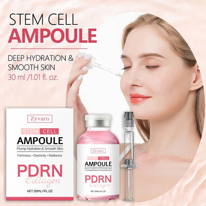 Pdrn ampola de soro dna de salmão, ampola avançada de cuidados com a pele, reparo profundo, renovação da pele, tom iluminador, fortalecimento da barreira, essência facial firmadora