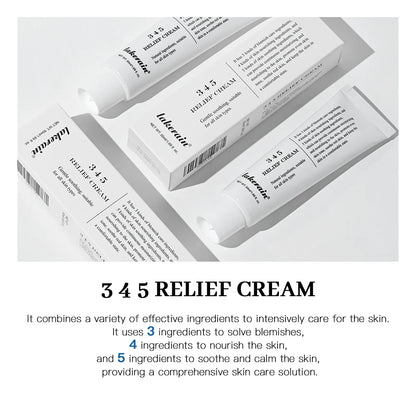 345 Creme Calmante | Hidratante facial diário | Tratamento local || Para todos os tipos de pele