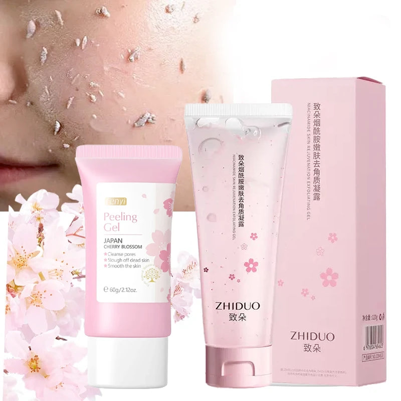 Rosto limpeza profunda gel esfoliante cuidados com a pele clareamento hidratante reparação esfoliante facial cuidados com a pele💖✨