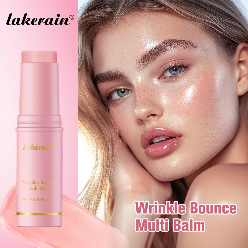 Bastão hidratante rosa coreano, extrato de hidratação profunda, pele facial, multifuncional, bálsamo rosa, cuidados com a pele, produtos de base de maquiagem 💖✨
