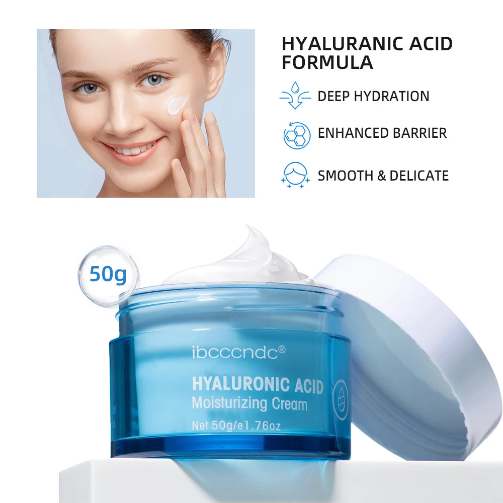 Gel-creme hidratante facial Hydro Boost com ácido hialurônico para hidratar e suavizar a pele extra seca