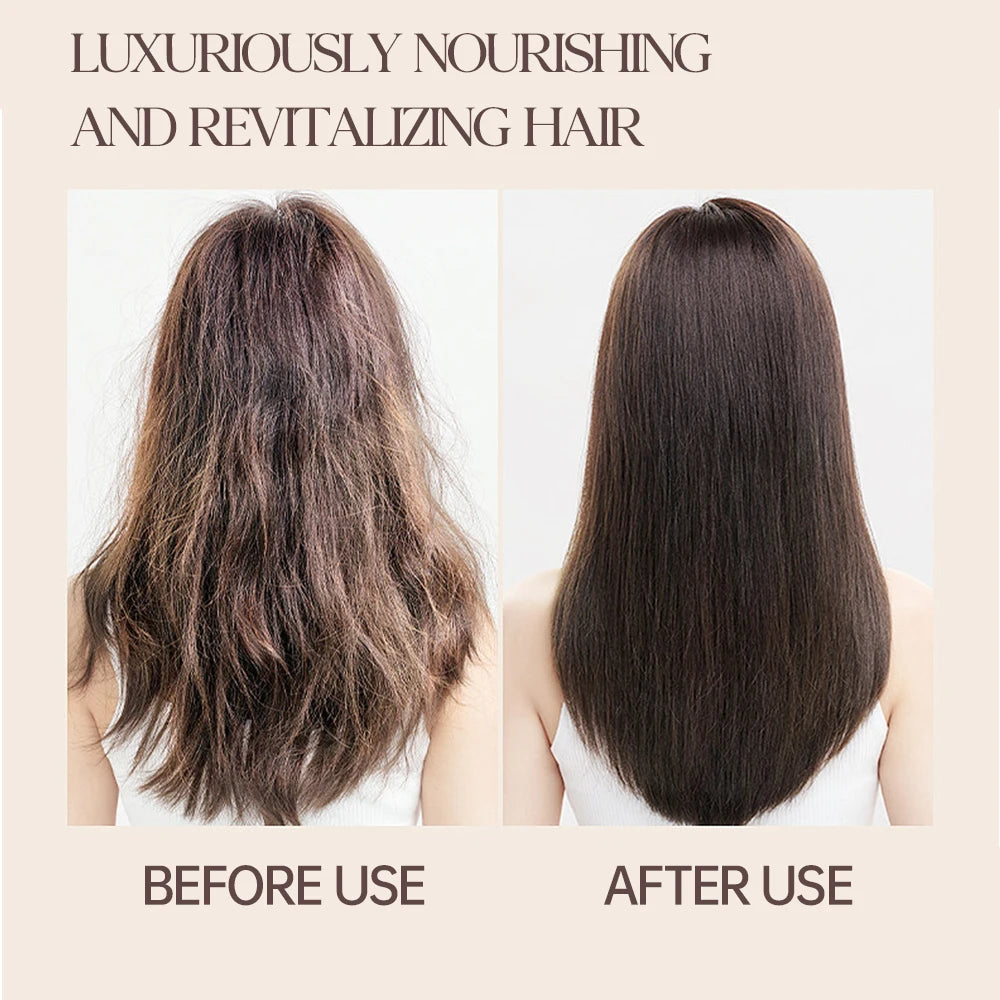 Creme de cabelo de gengibre, limpeza profunda, promove o crescimento do cabelo, aliviando a perda de cabelo, melhorando o couro cabeludo, estimula o cuidado de alisamento do folículo capilar ✨