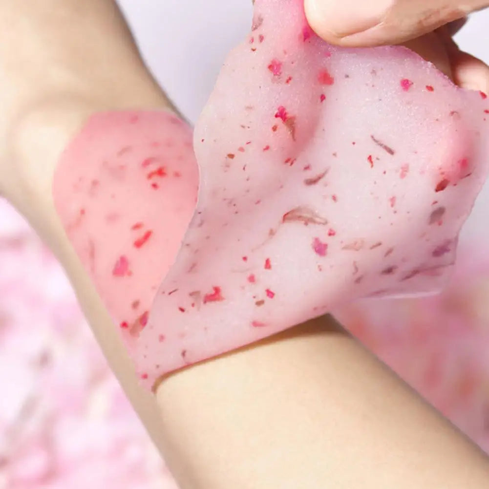 Máscara Facial Jelly de Rosa Hidratante e Revitalizante .