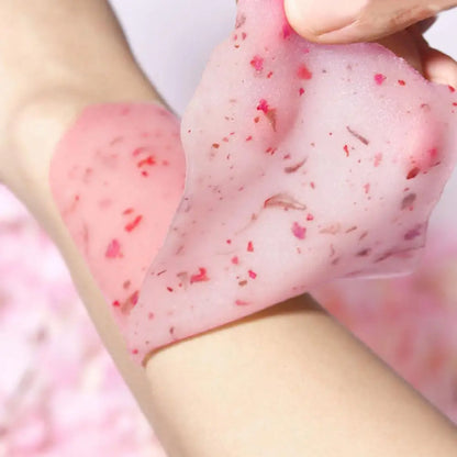 Máscara Facial Jelly de Rosa Hidratante e Revitalizante .